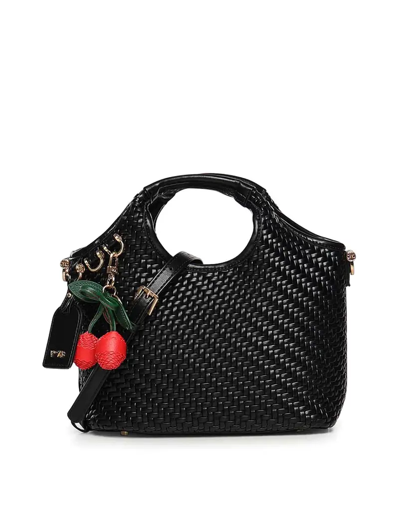 Mini borsa Zelda in pelle Nero