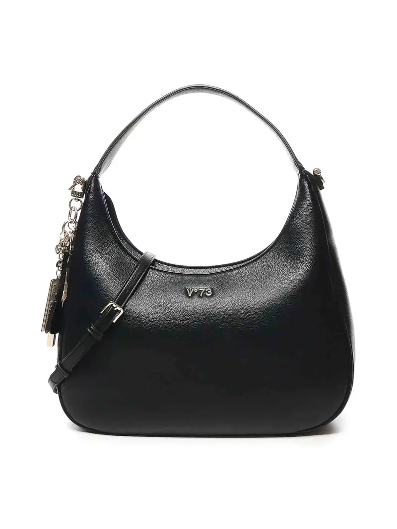 Penelope Bag con logo Nero