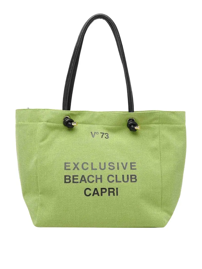 Tote bag del club da spiaggia Verde