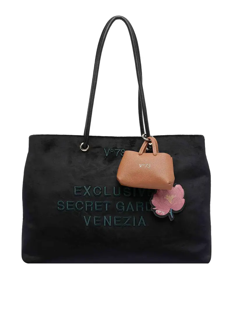 Tote bag del giardino segreto Nero