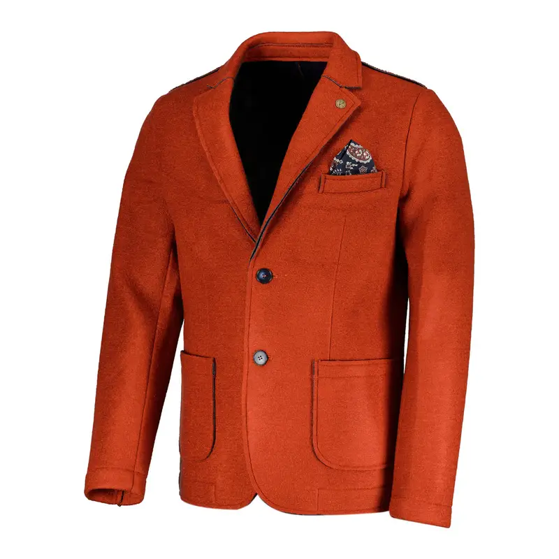 GIACCA IN SCUBA DOPPIATO Arancio