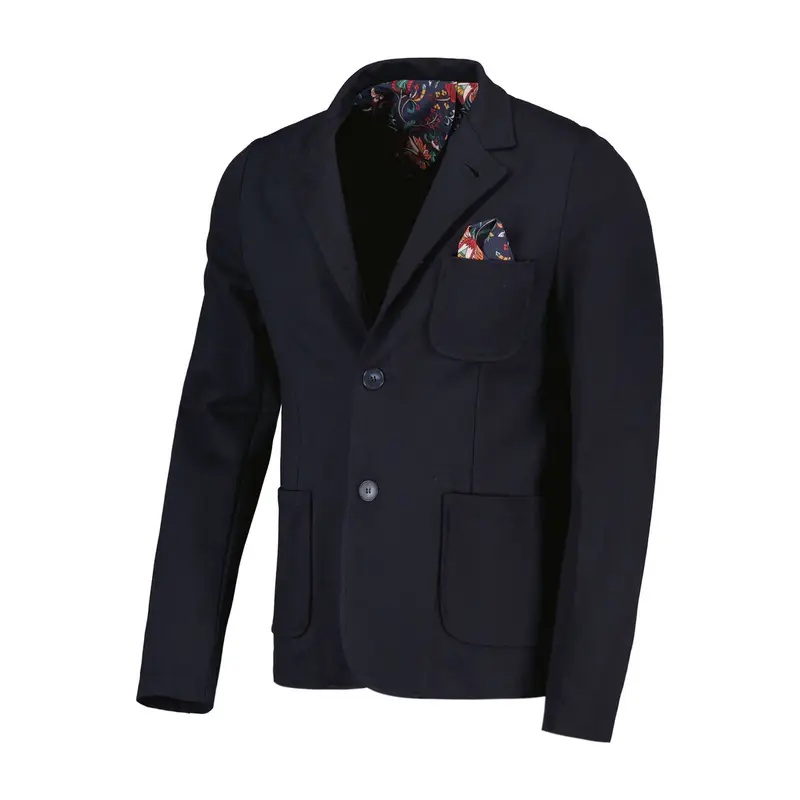 GIACCA OVERSHIRT PUNTO MILANO Blu