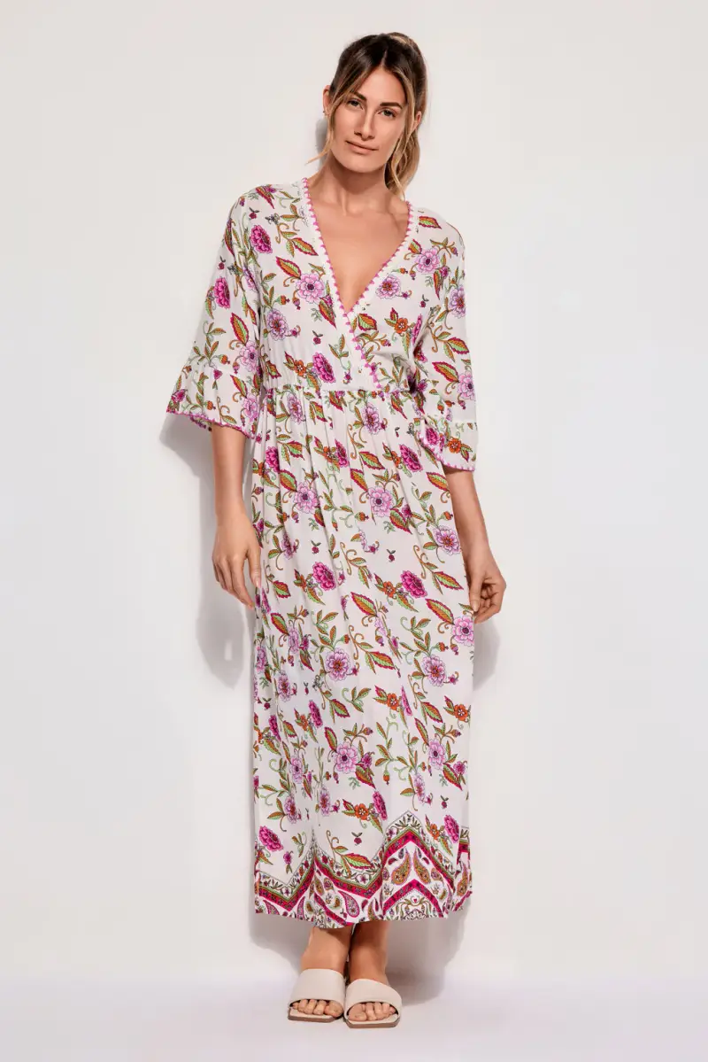 ABITO LUNGO FORTUNE | Colore Bianco |