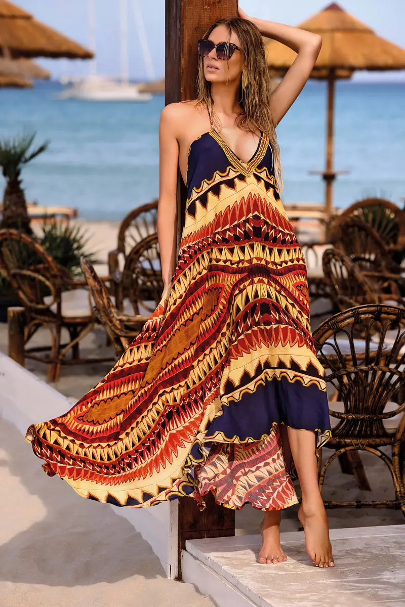 ABITO LUNGO SARAH | Colore Multi |