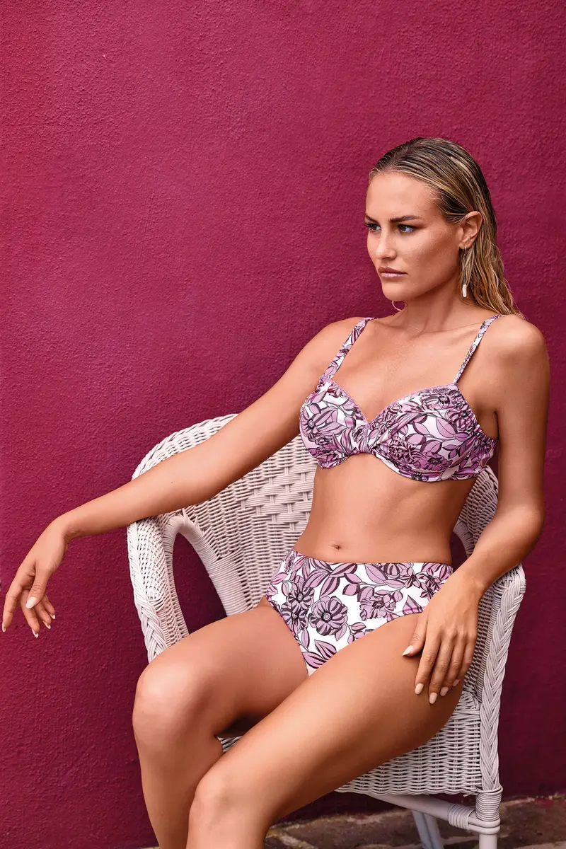 BIKINI CON FERRETTO MINERVA | Colore Rosa |