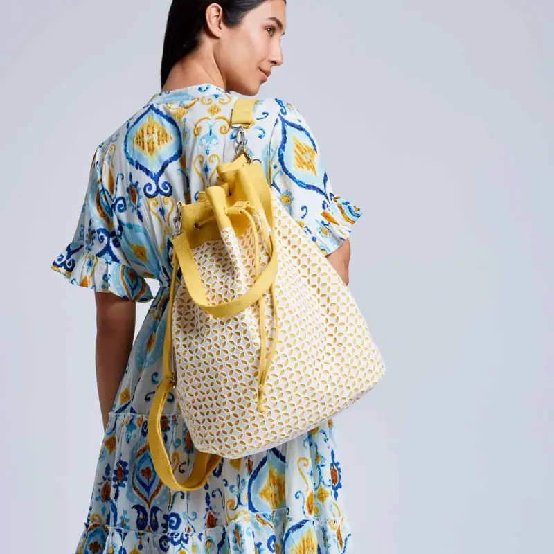 BORSA INTRECCIATA VIETRI | Colore Multi |