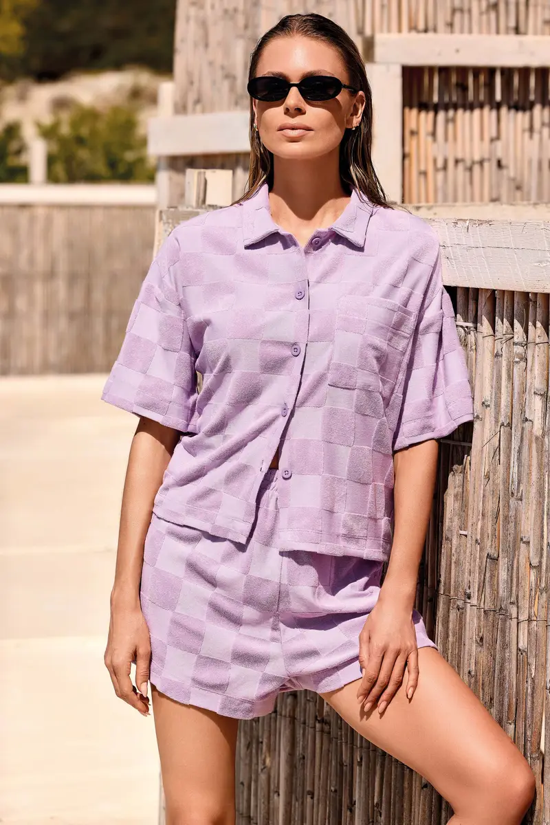 CAMICIA ALESSIA | Colore Lilla |