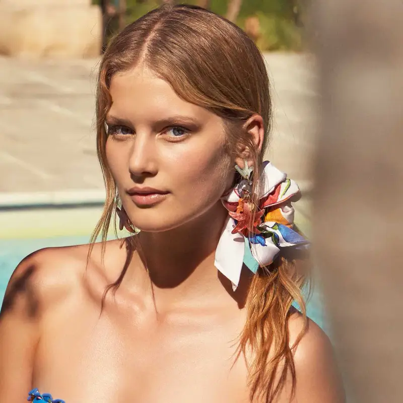 ELASTICO PER CAPELLI SICILY | Colore Blu |