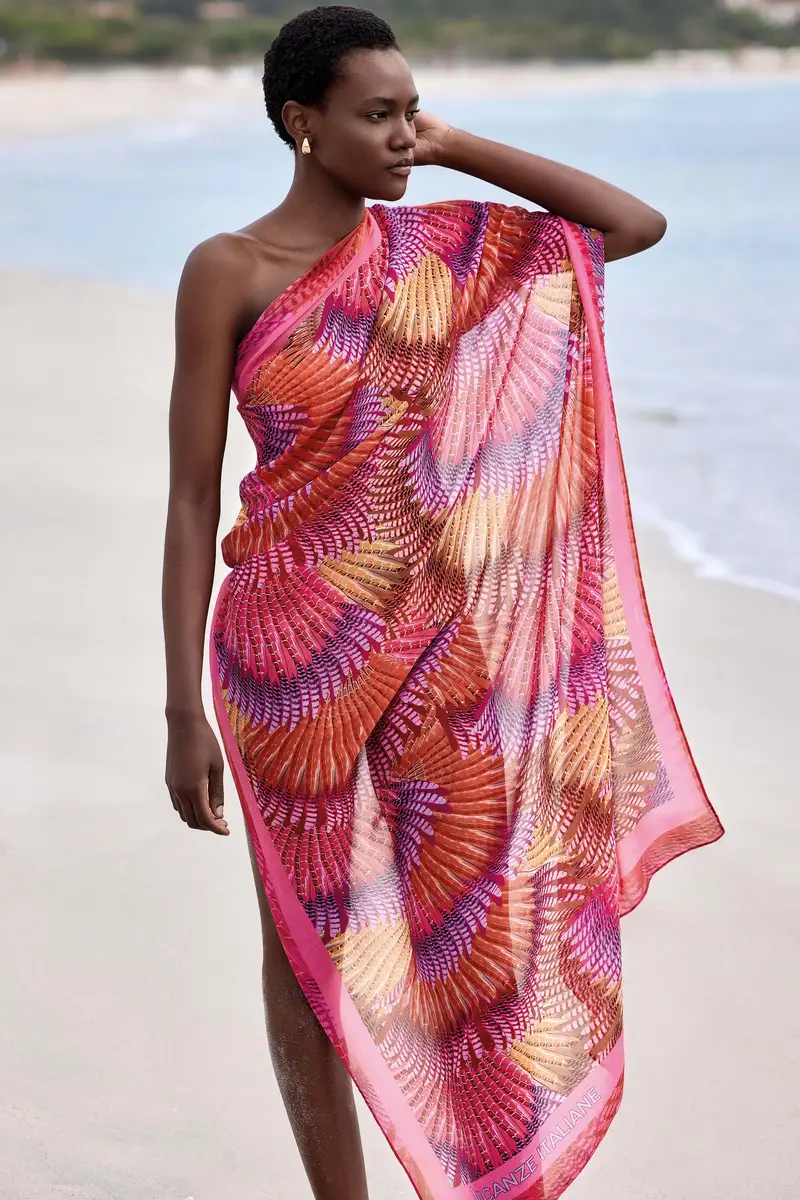 PAREO FOULARD MALIA | Colore Multi |