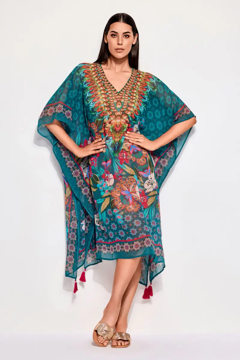 PONCHO ISLA MUJERES | Colore Verde |