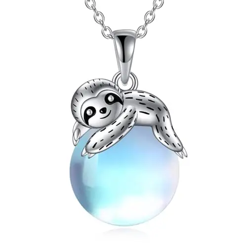 Vadmans, Collana con ciondolo a forma di animale, Axolotl, tartaruga o koala, in argento Sterling, idea regalo per