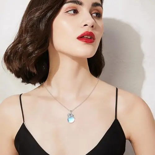 Vadmans, Collana con ciondolo a forma di animale, Axolotl, tartaruga o koala, in argento Sterling, idea regalo per miniatura 2