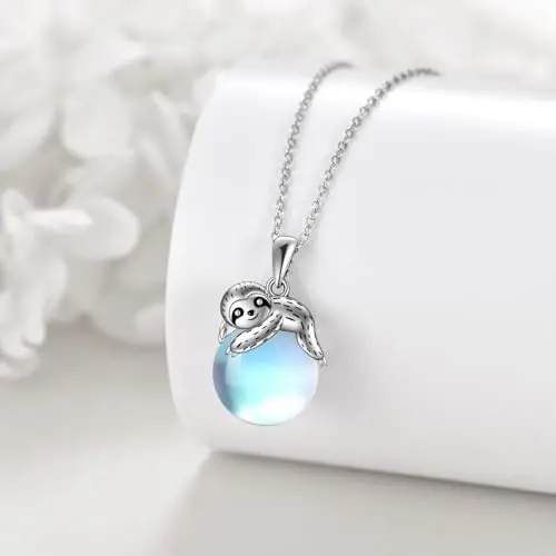 Vadmans, Collana con ciondolo a forma di animale, Axolotl, tartaruga o koala, in argento Sterling, idea regalo per miniatura 3