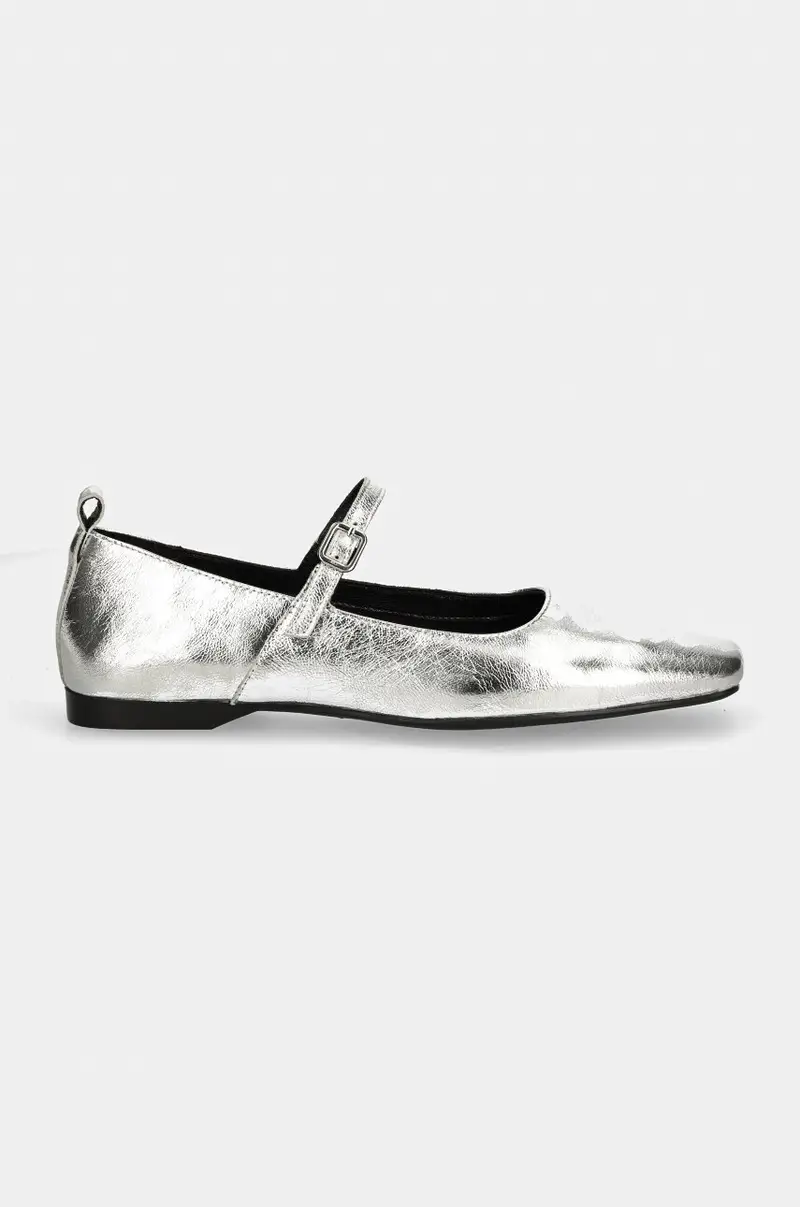 Vagabond Shoemakers Ballerine Argento 3120539 miniatura 2