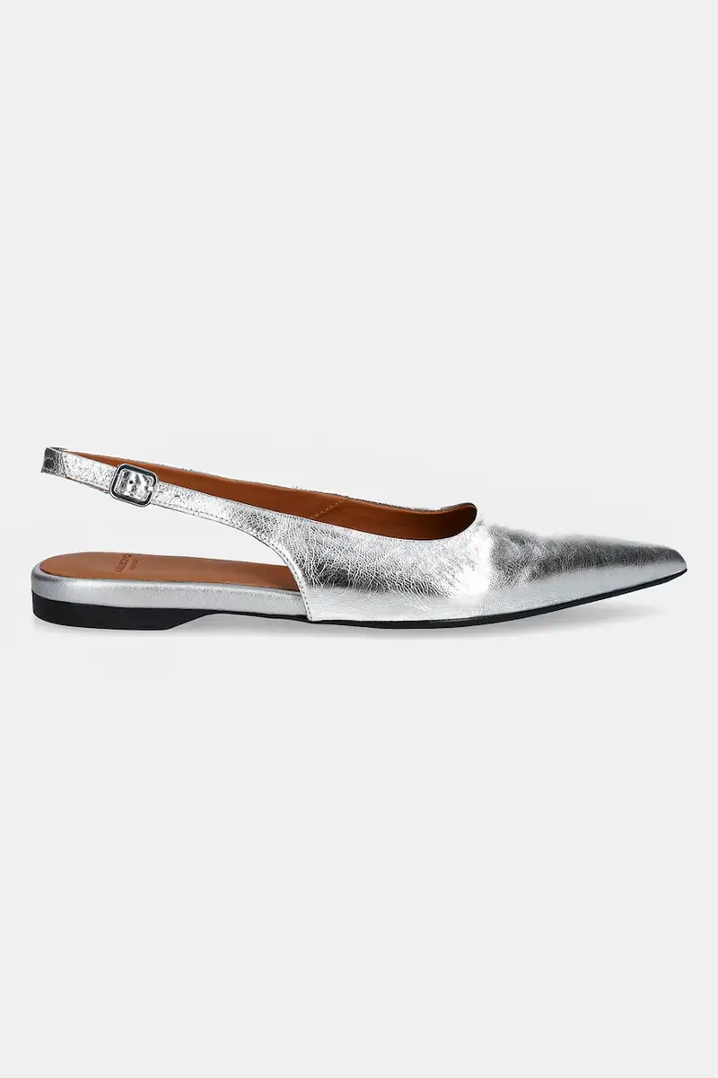 Vagabond Shoemakers Ballerine Argento 3120619 miniatura 2