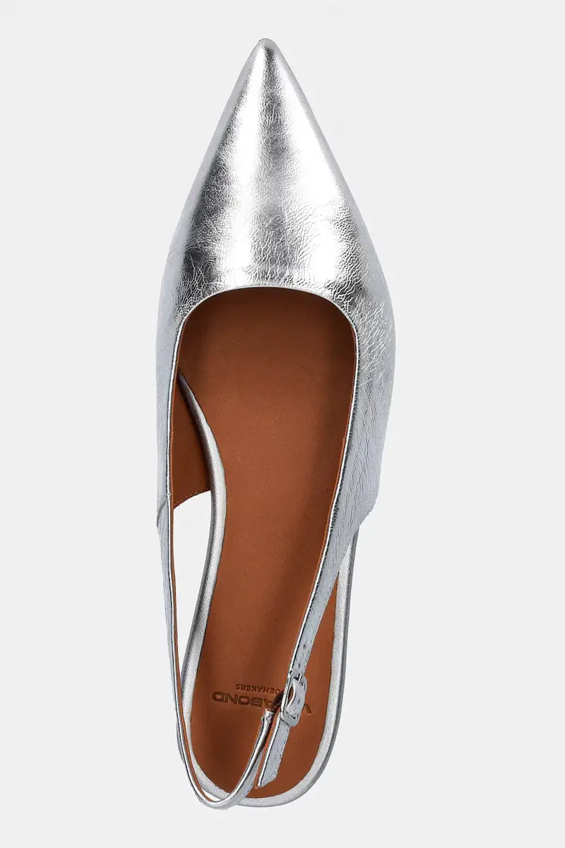 Vagabond Shoemakers Ballerine Argento 3120619 miniatura 4