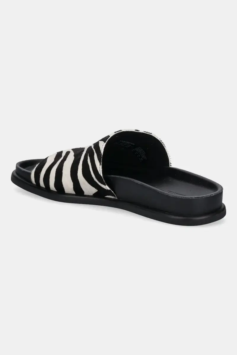 ciabatte slide in camoscio EFFIE donna colore nero 5922-461-87 miniatura 3