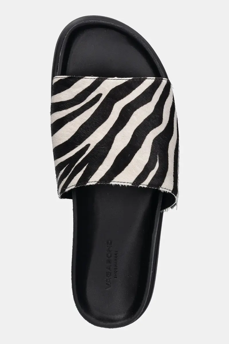 ciabatte slide in camoscio EFFIE donna colore nero 5922-461-87 miniatura 4