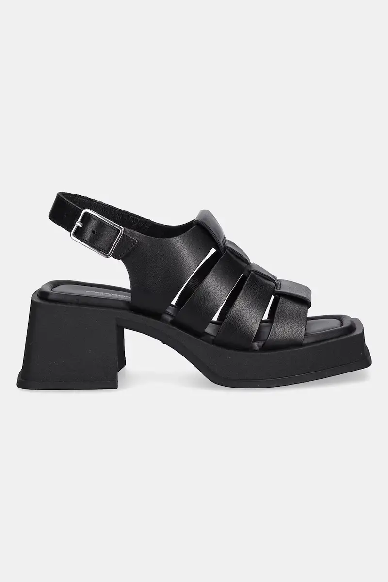 sandali in pelle HENNIE colore nero 5937-001-20 miniatura 2