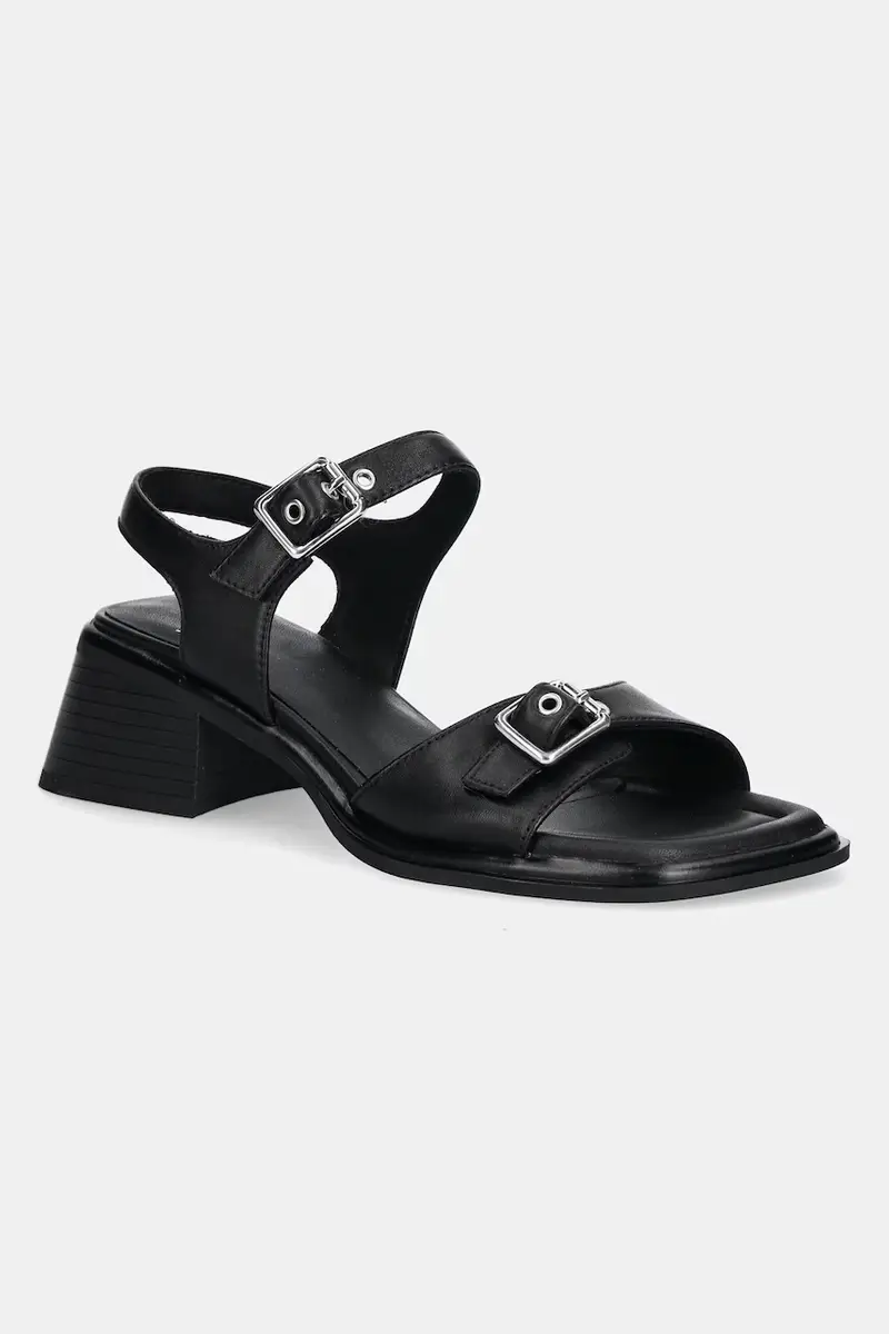 sandali in pelle INES colore nero 5911-101-20