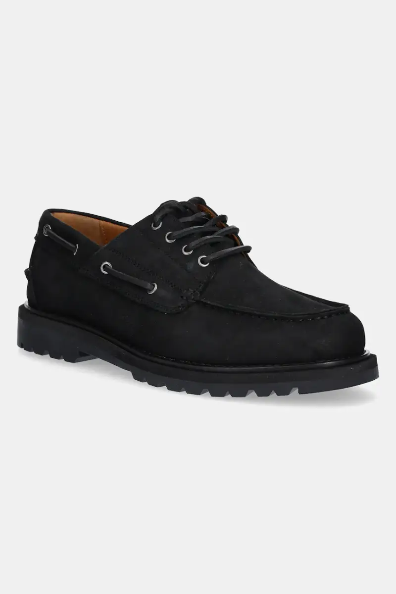 scarpe in nubuck JAY colore nero 5977-050-20