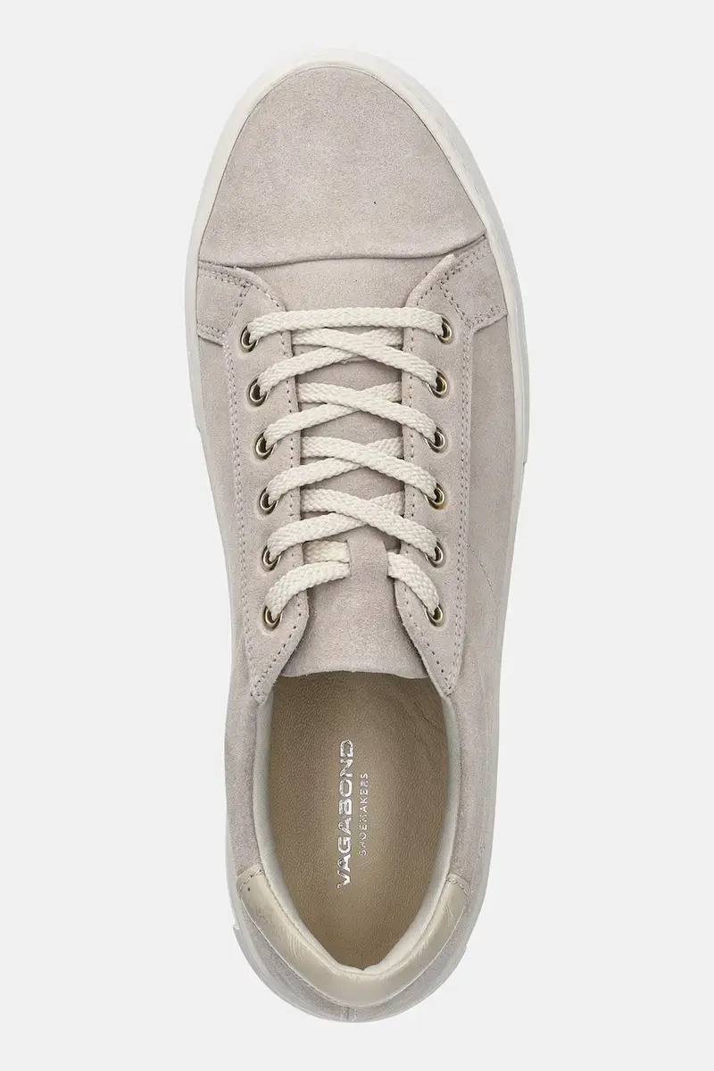 sneakers in camoscio ZOE PLATFORM donna colore beige 5927-240-02 miniatura 4