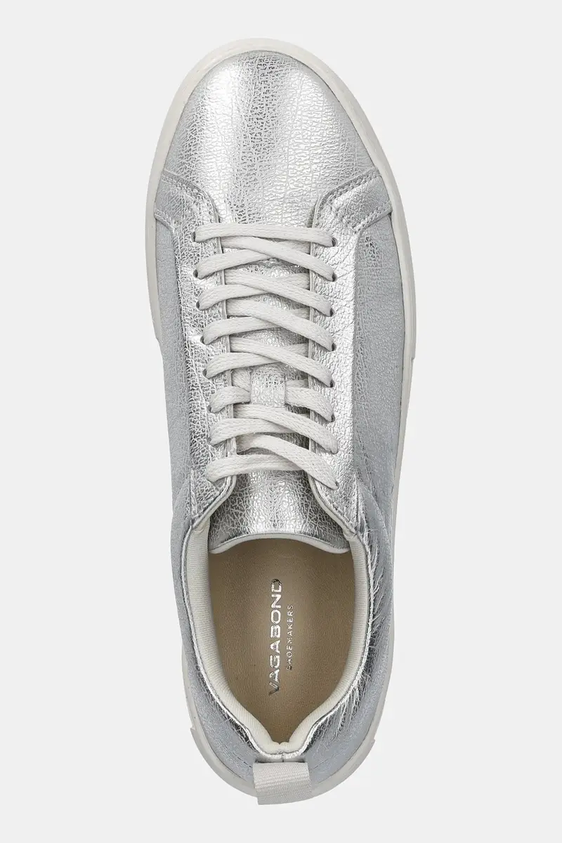 sneakers in pelle ZOE PLATFORM donna colore argento 5927-183-79 miniatura 4