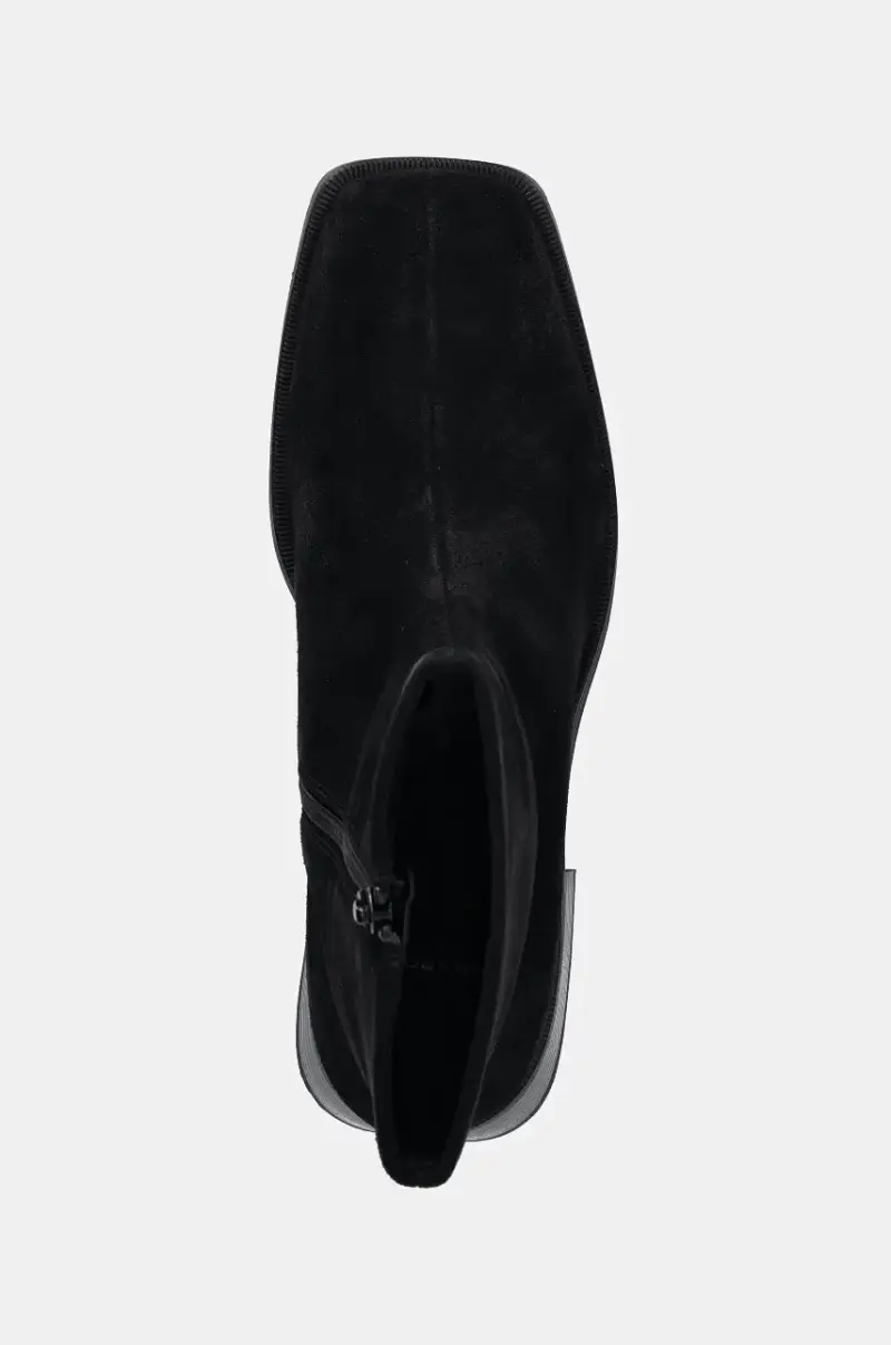 stivaletti alla caviglia in camoscio BLANCA Nero miniatura 4