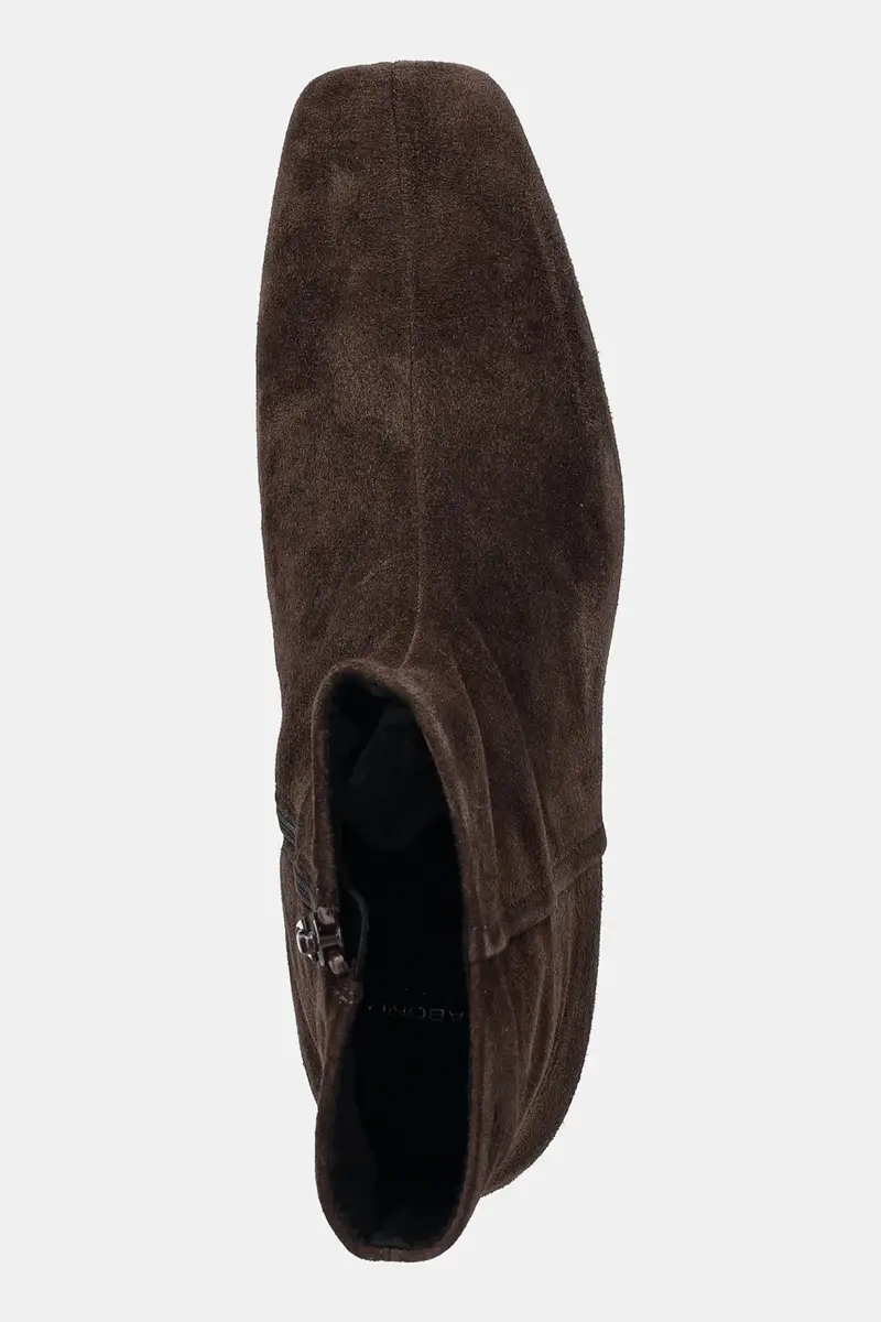 stivaletti alla caviglia in camoscio MONA donna colore marrone 5955-040-29 miniatura 4