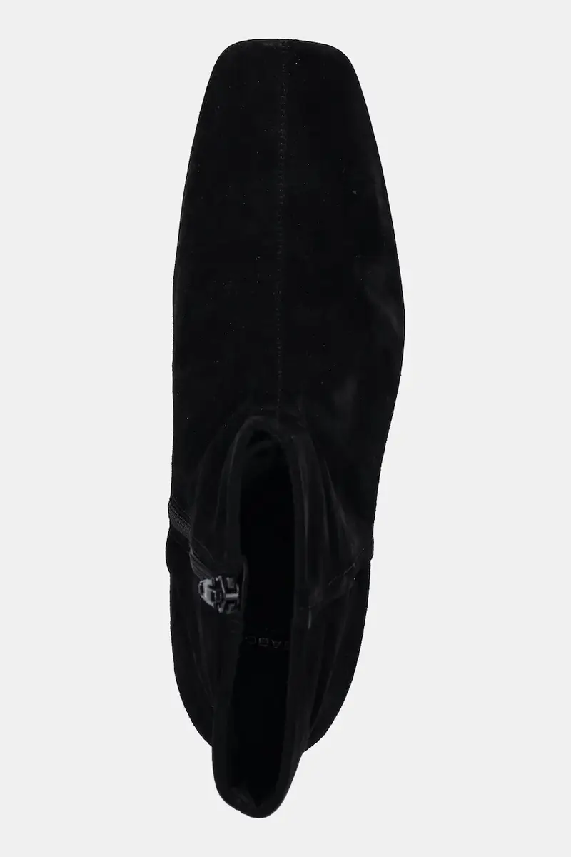 stivaletti alla caviglia in camoscio MONA donna colore nero 5955-040-20 miniatura 4