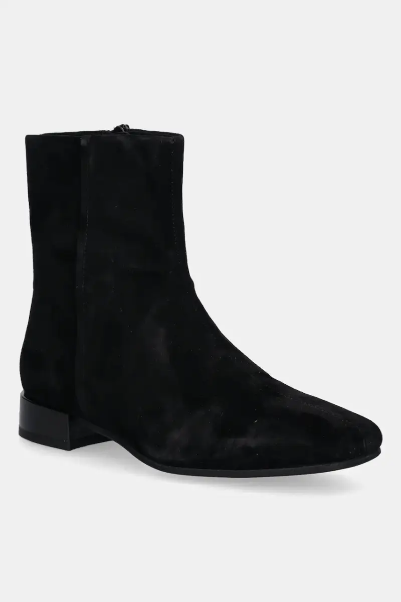 stivaletti alla caviglia in camoscio MONA donna colore nero 5955-040-20