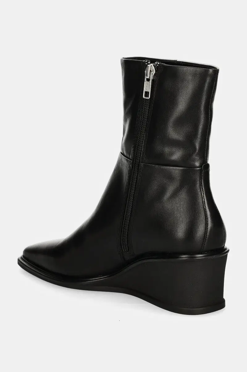 stivaletti alla caviglia in pelle AINO donna colore nero 5829-001-20 miniatura 3