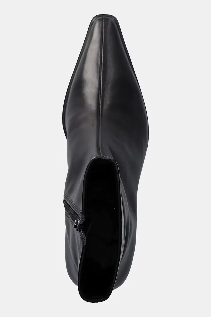 stivaletti alla caviglia in pelle GISELLE donna colore nero 5854-001-20 miniatura 4