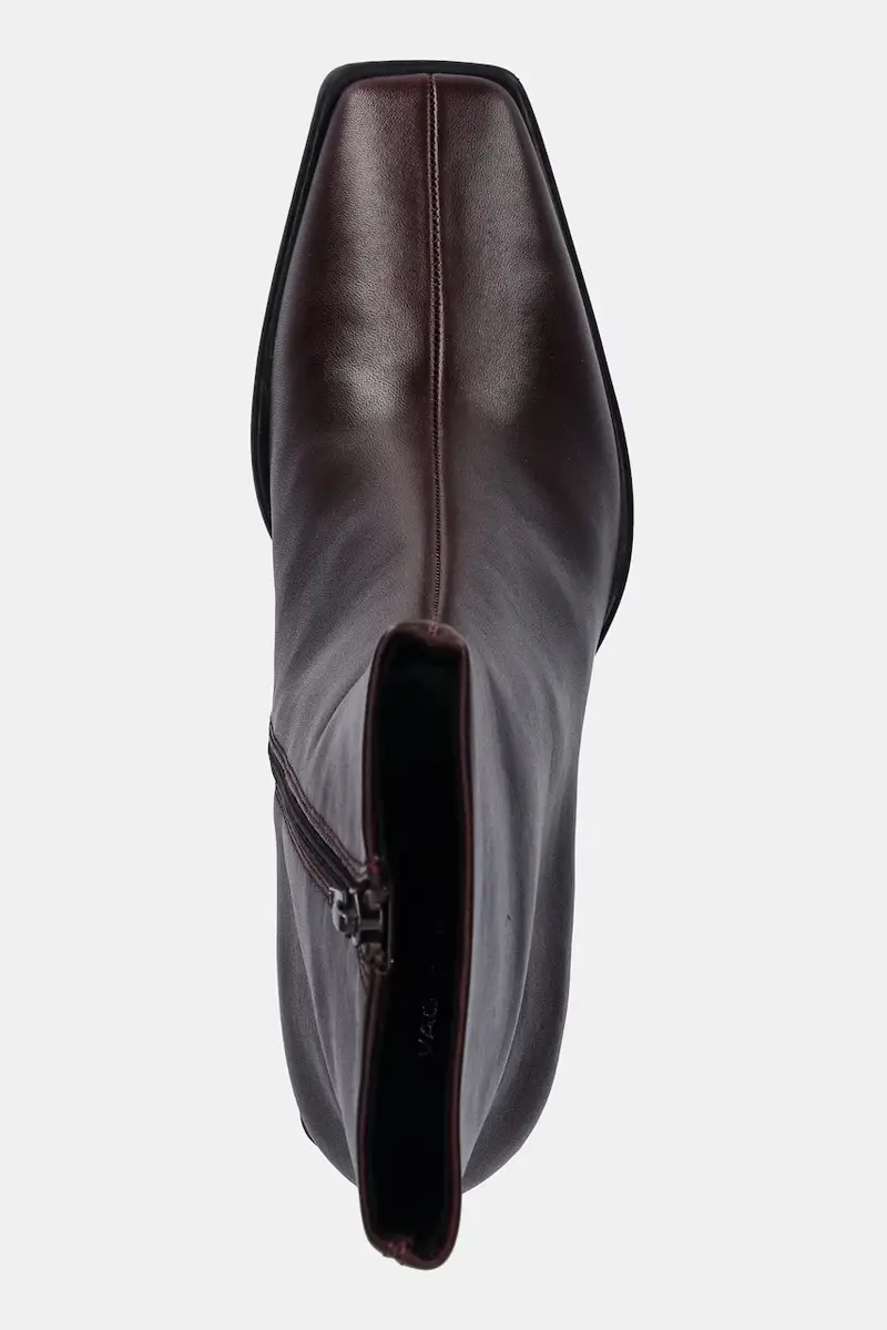 stivaletti alla caviglia in pelle HEDDA Granata miniatura 4