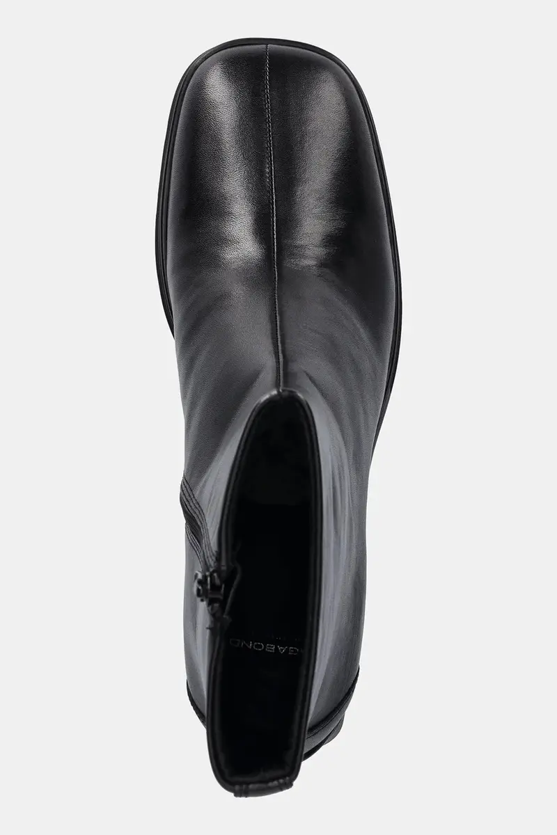 stivaletti alla caviglia in pelle JANINE donna colore nero 6038-001-20 miniatura 4