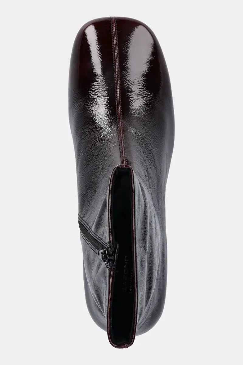 stivaletti alla caviglia in pelle LIVIA donna colore granata 6056-060 miniatura 4