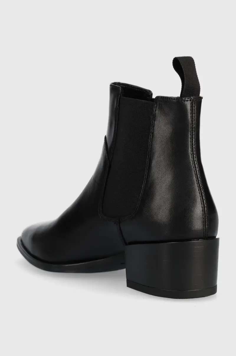 stivaletti alla caviglia in pelle MARJA Nero miniatura 3