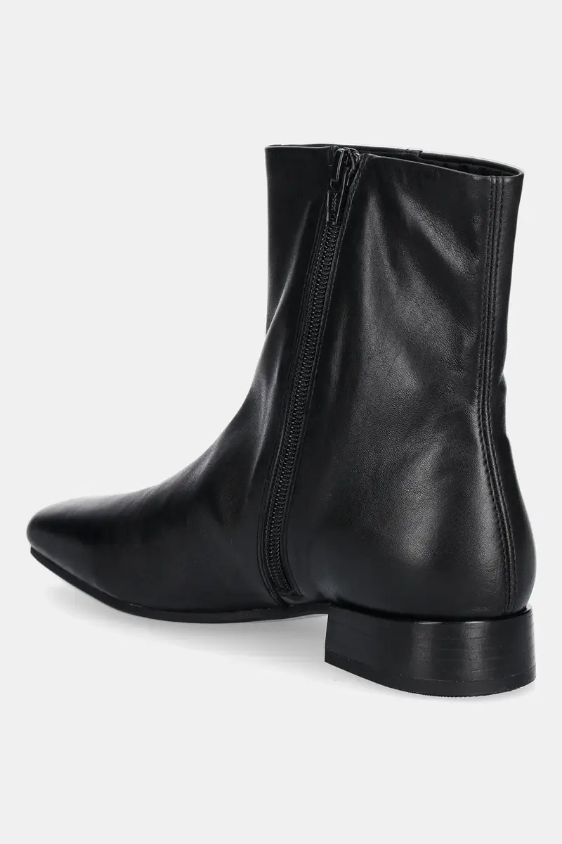 stivaletti alla caviglia in pelle MONA donna colore nero 5955-001-20 miniatura 3