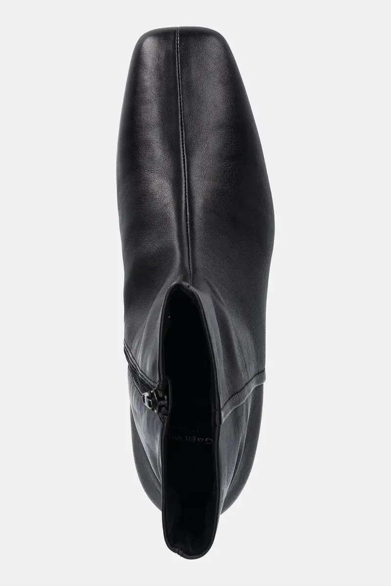 stivaletti alla caviglia in pelle MONA donna colore nero 5955-001-20 miniatura 4