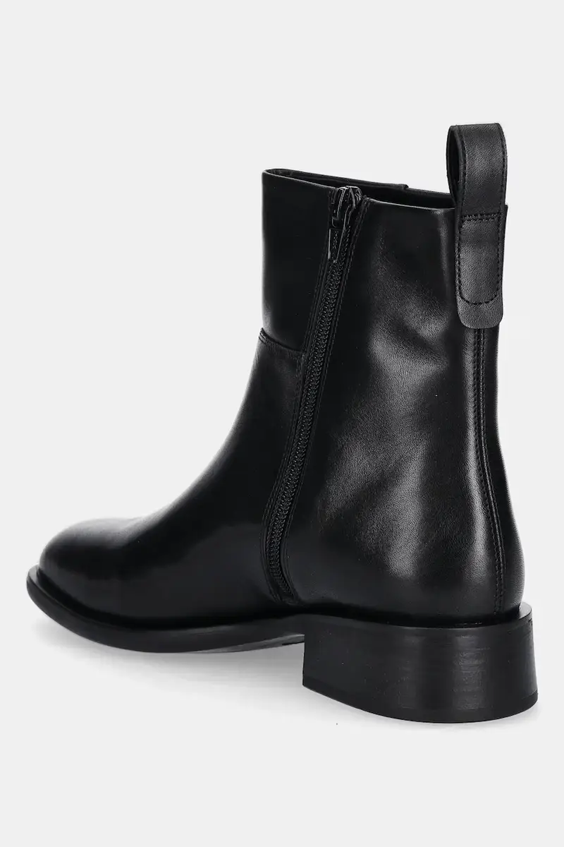 stivaletti alla caviglia in pelle SHEILA Nero miniatura 3