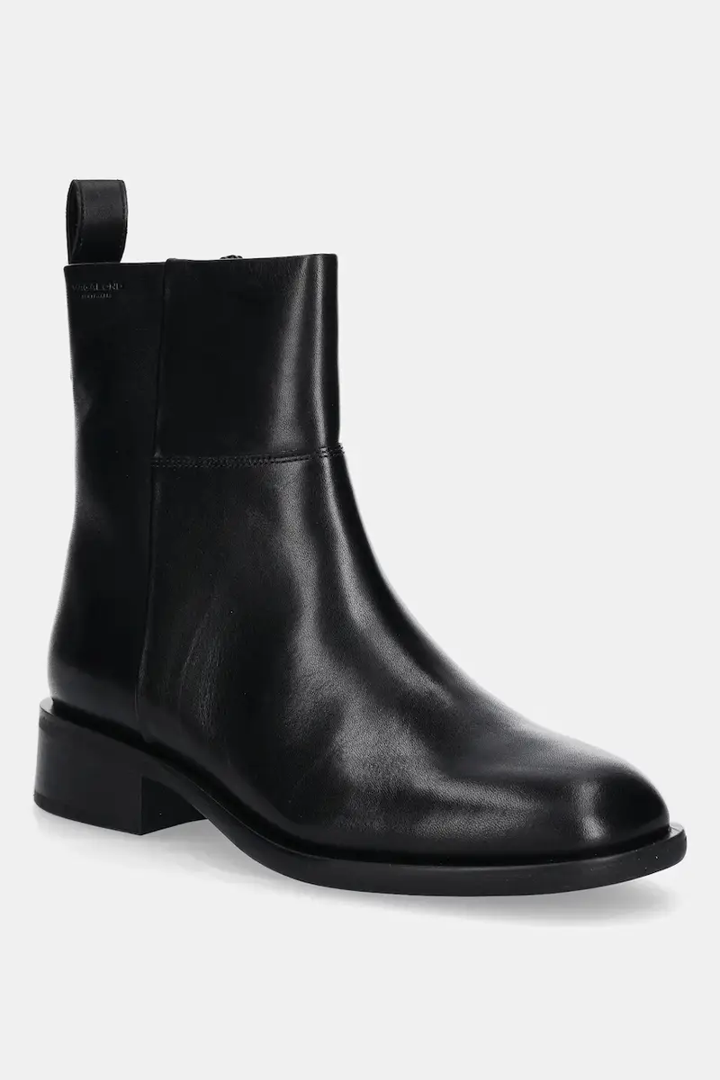 stivaletti alla caviglia in pelle SHEILA Nero