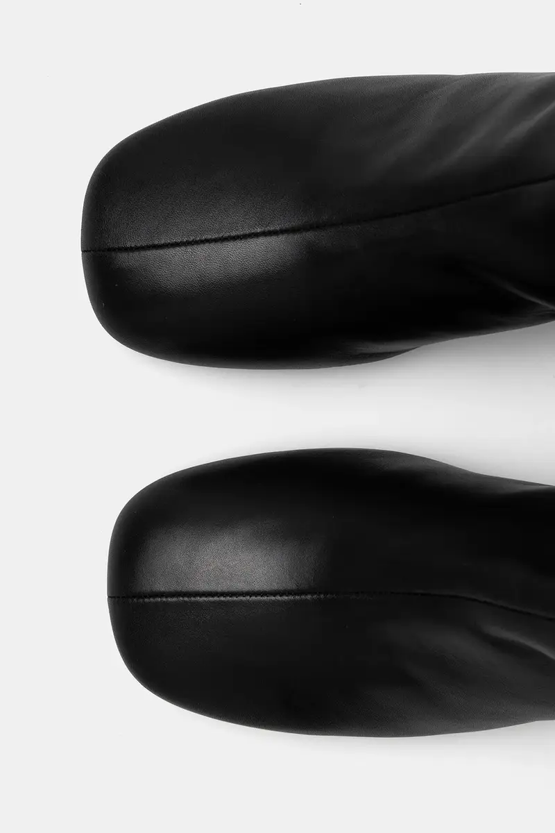 stivali in pelle LIVIA donna colore nero 5856-001-20 miniatura 4