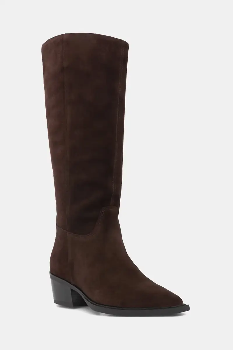 stivali in pelle scamosciata KELSEY donna colore marrone 5810-040-31