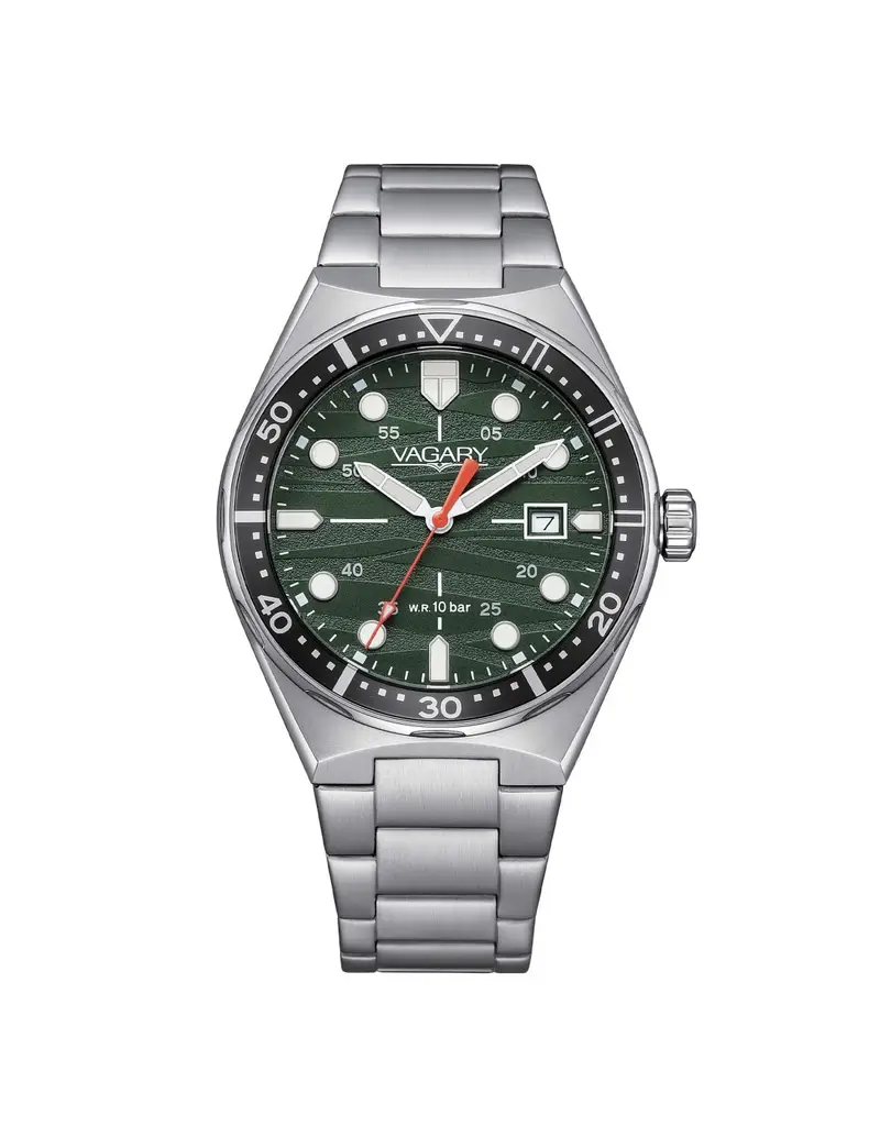 Orologio VAGARY by CITIZEN Aqua39 Solotempo IB9-514-41 Green