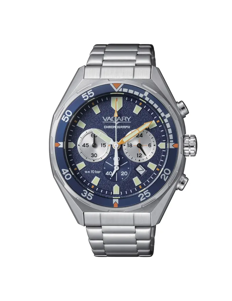 Orologio VAGARY by CITIZEN Aqua39 Crono IV2-010-71 Blue