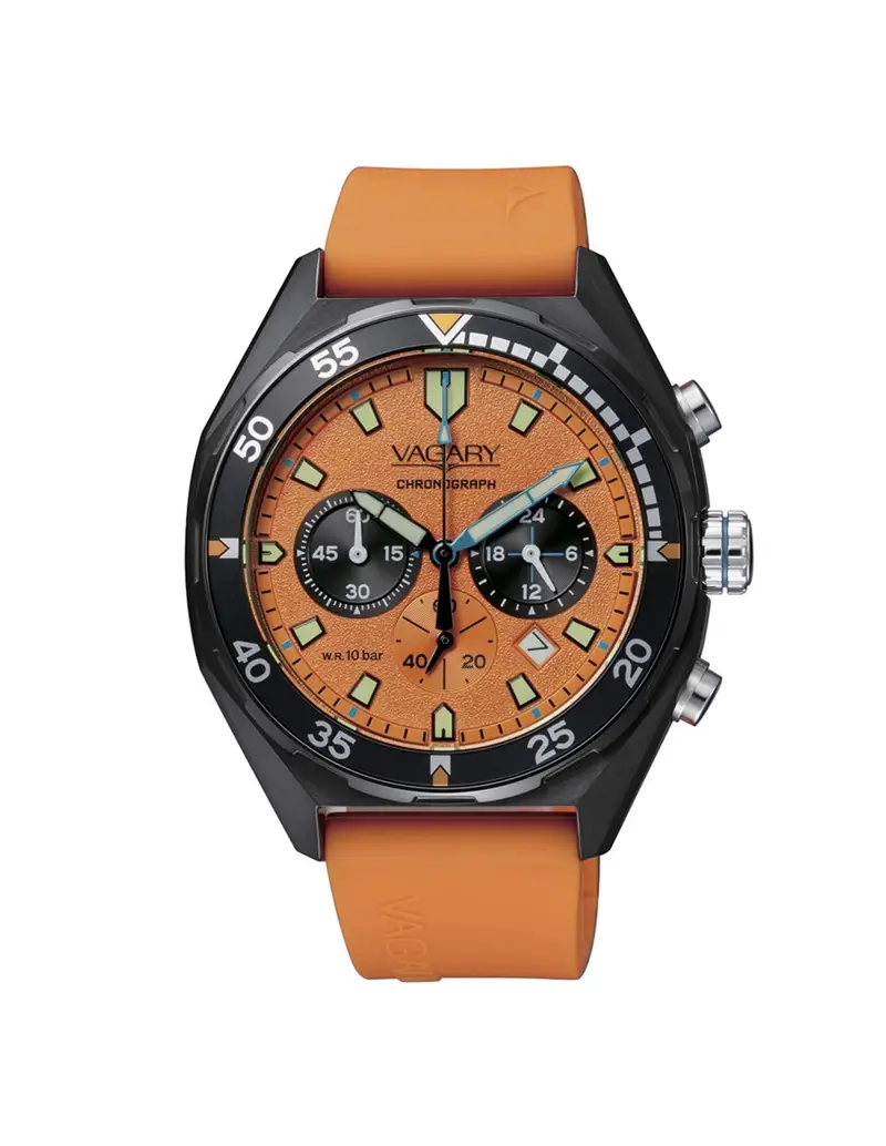 Orologio VAGARY by CITIZEN Aqua39 Crono IV2-044-90 Orange