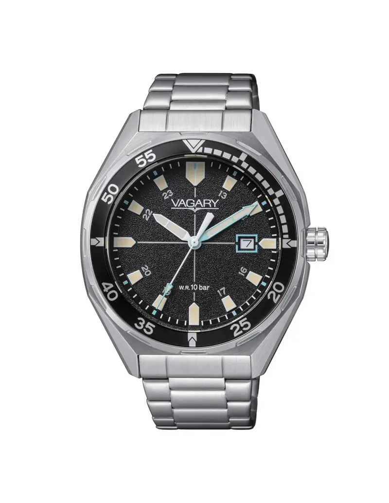 Orologio VAGARY by CITIZEN Aqua39 IB9-417-51 Black