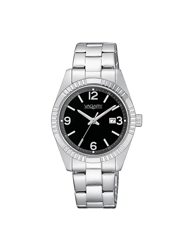 Orologio VAGARY by CITIZEN Lady Timeless in Acciaio IU2-219-51 Silver Black