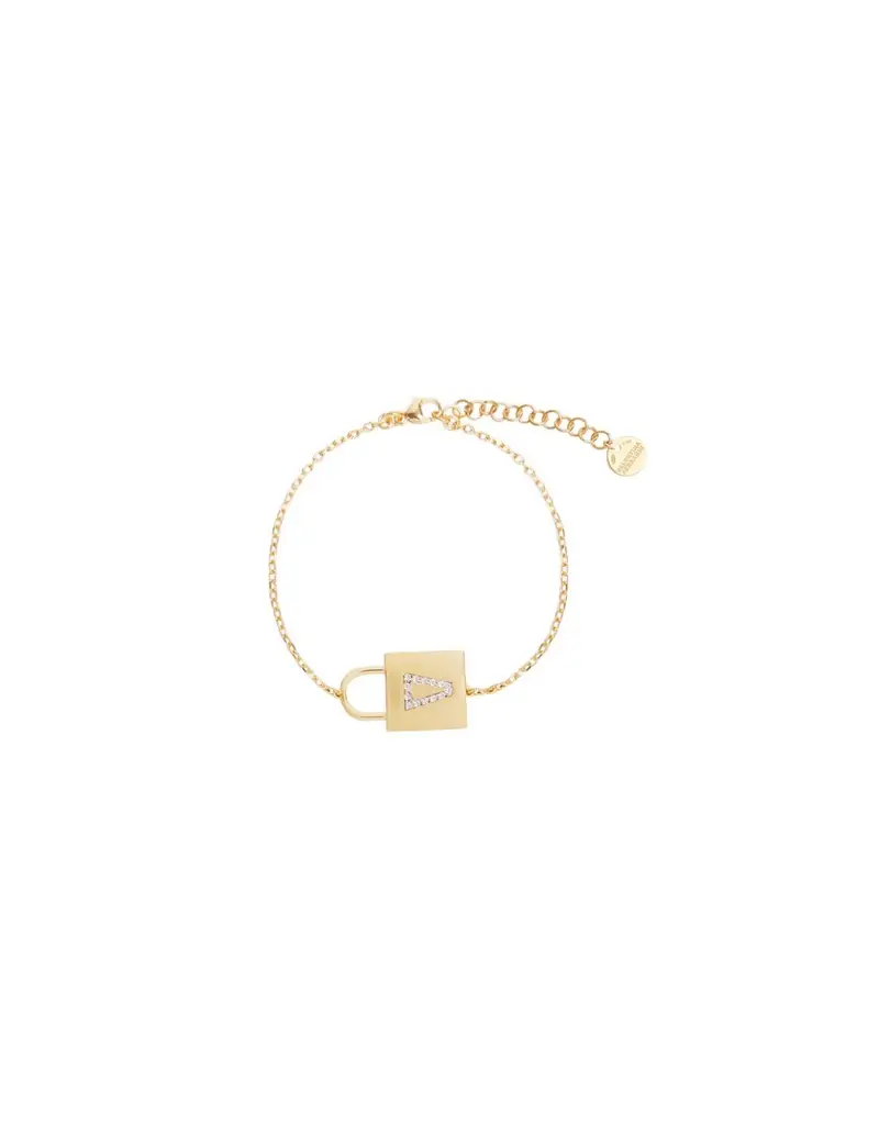 Saldi Bracciale VALENTINA FERRAGNI Lock Bracelet Gold DVF-BR-09