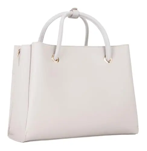 Valentino Alexia Shopping Bag Perla miniatura 3